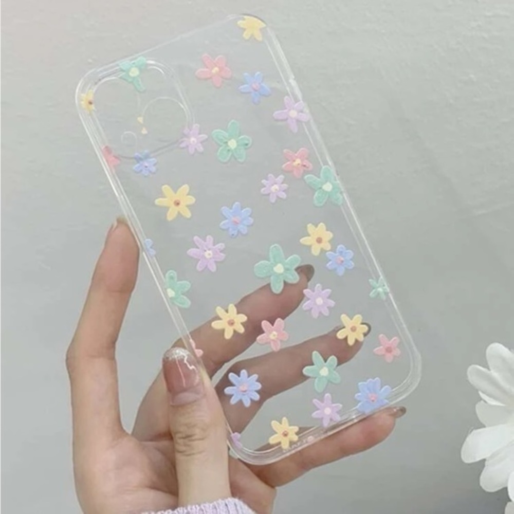 ⚠️Clearance🫧iPhone 13/Pro/Pro Max Cute Floral Clear iPhone Case Brand New - Picture 2 of 4